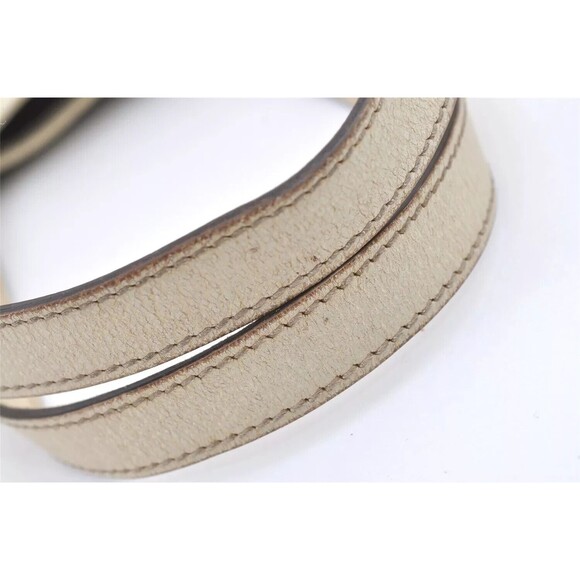 Authentic GUCCI Charmy Shoulder Tote Bag GG Canvas Leather 153361 Brown 8782J - Picture 10 of 16